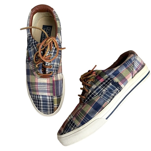 Zapatillas Ralph Lauren Cotton Madras - Multicolor